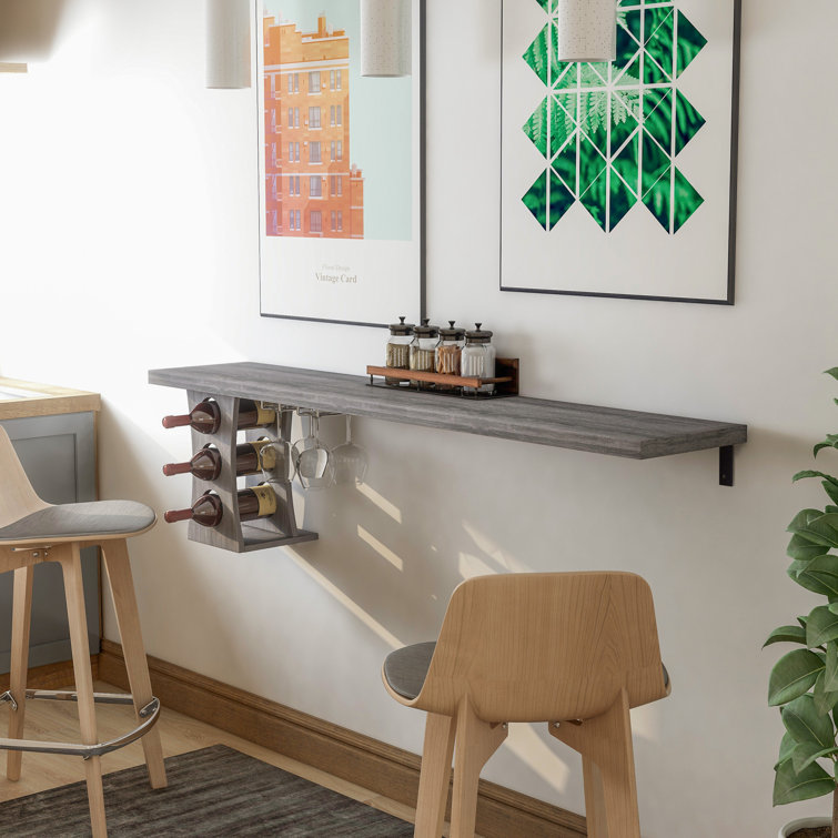 Wall Mounted Kitchen Bar Table Things In The Kitchen